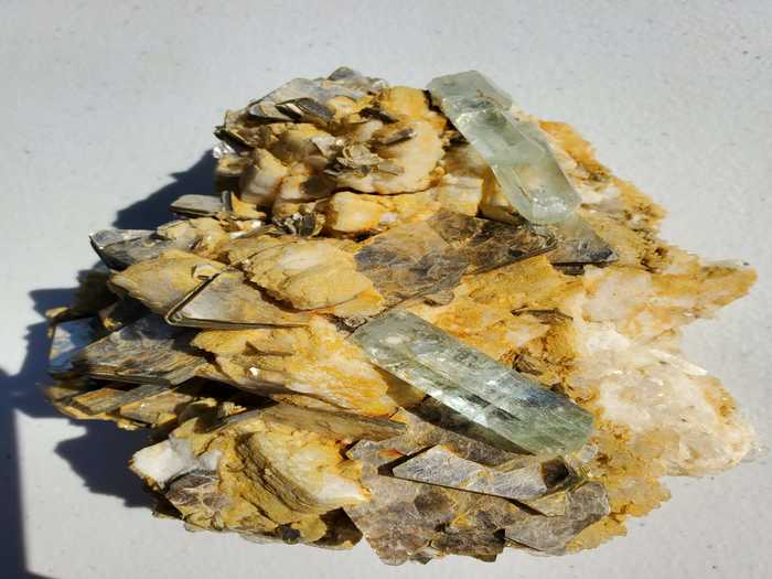 Aquamarine5-min-1 Aquamarine Muscovite & Mica