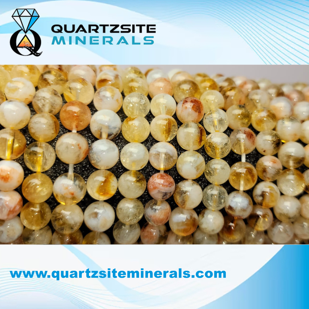 Citrine Freeform Medium Bead Bracelets Citrine Freeform Medium Bead Bracelets