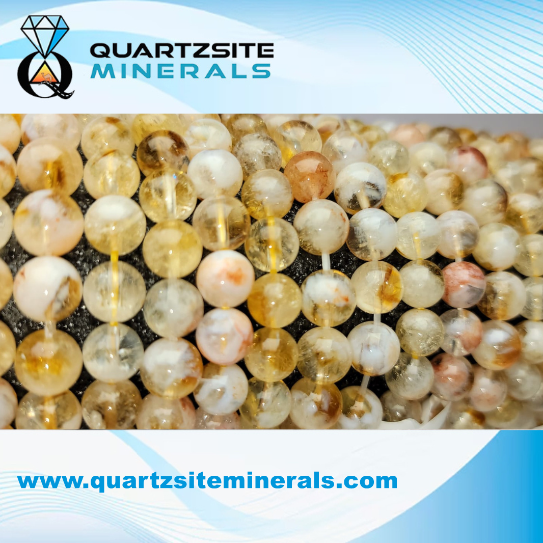 Citrine Freeform Medium Bead Bracelets Citrine Freeform Medium Bead Bracelets