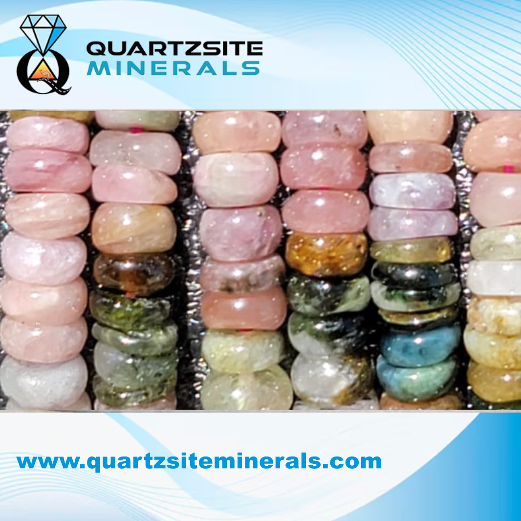 2 Lepidolite with pink Tourmaline