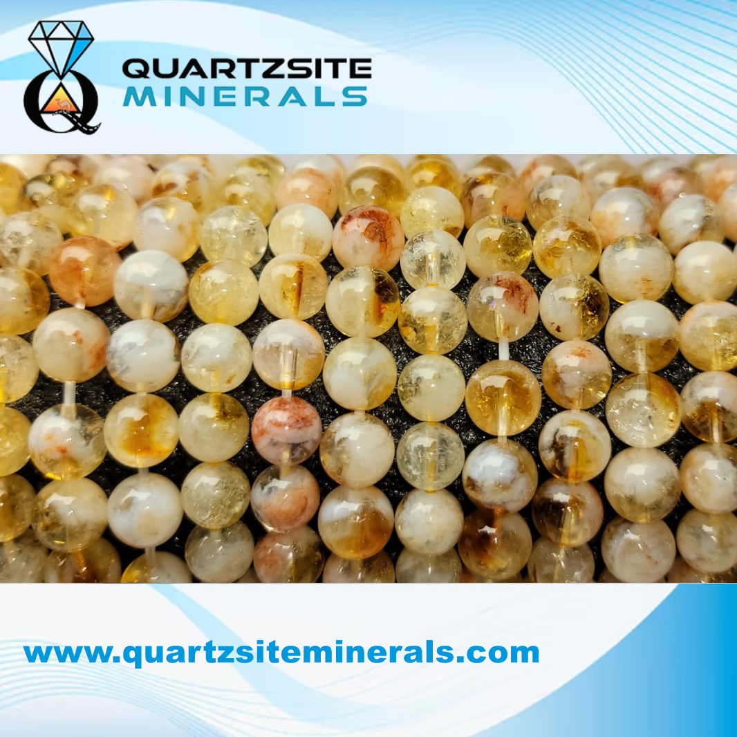 Citrine Freeform Medium Bead Bracelets Citrine Freeform Medium Bead Bracelets