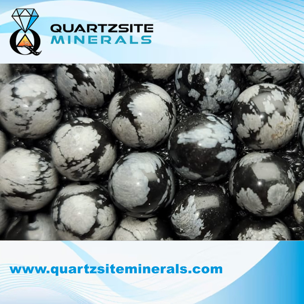 Snowflake Obsidian Medium Bracelets Snowflake Obsidian Medium Bracelets