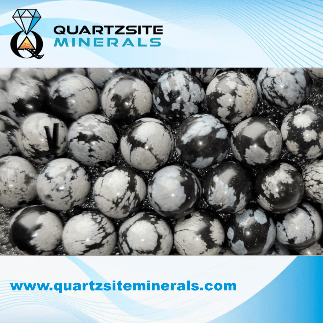 Snowflake Obsidian Medium Bracelets Snowflake Obsidian Medium Bracelets