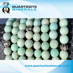Amazonite round beads bracelets