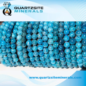 Blue Apatite small round beads
