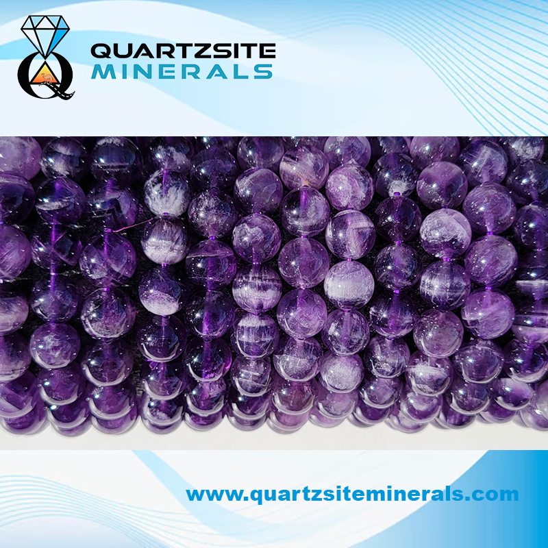 Dream Amethyst round , beads bracelets Dream Amethyst round , beads bracelets