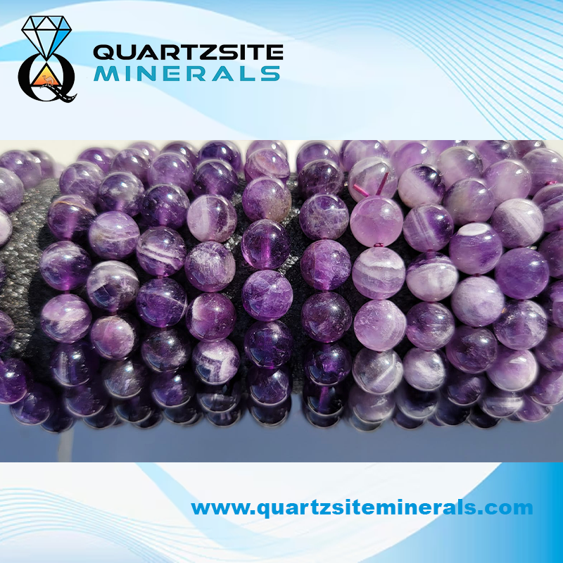 Dream Amethyst round beads 2