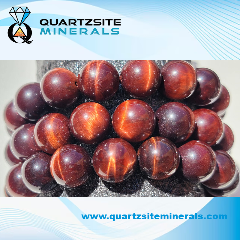 Red tiger Eyes bracelets 1