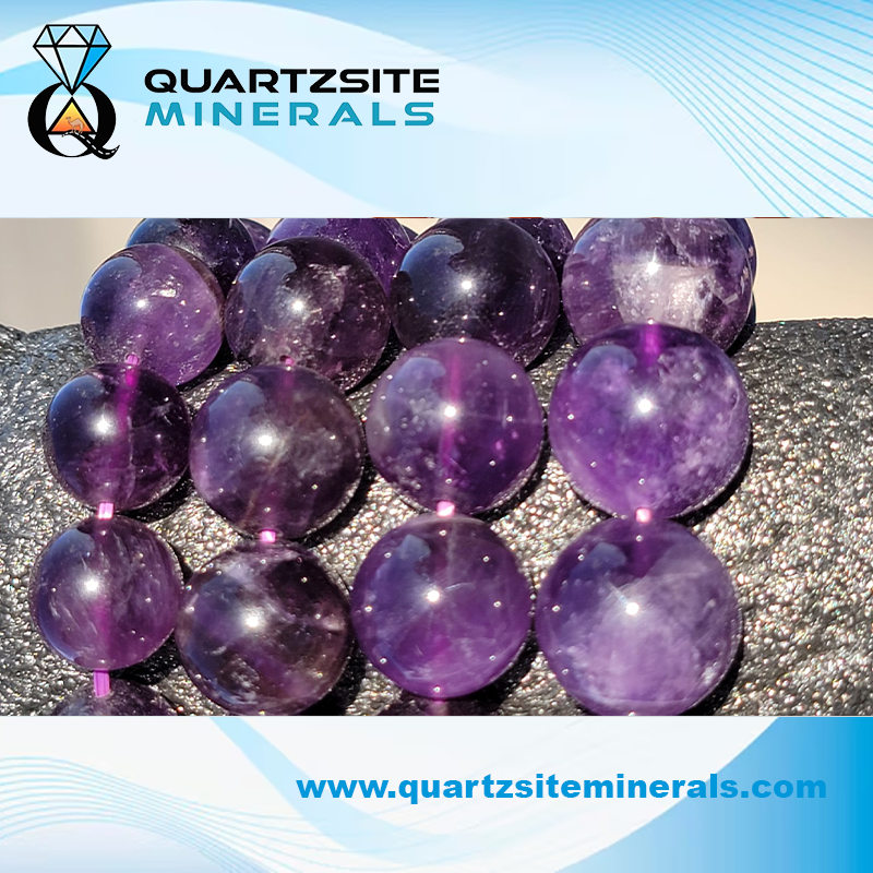 Regular Amethyst large beads 2