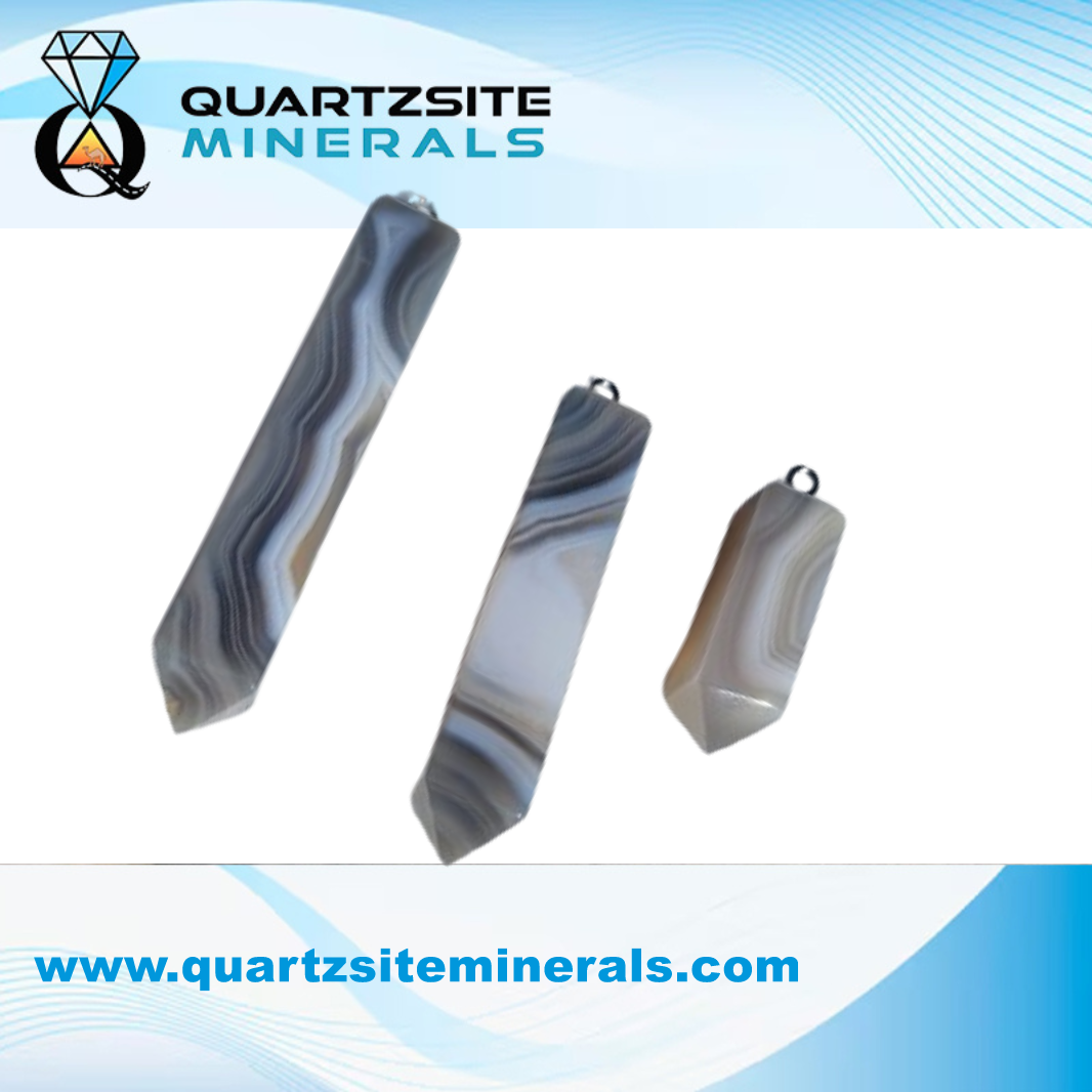 Agate Banded Pendants Agate Banded Pendants